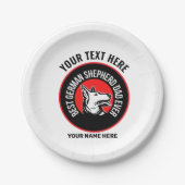 Beste Duitse herdervader ooit Papieren Bordje (Voorkant)