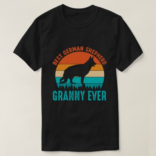Beste Duitse Shepherd GRANNY OOIT  T-shirt (Design voorkant)
