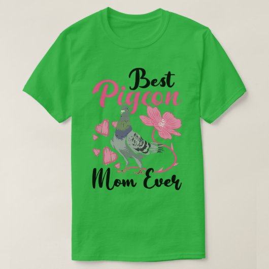 Beste duivenmam ooit t-shirt (Design voorkant)