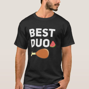 Beste Duo Funny Fried Chicken Watermelon T Shirt