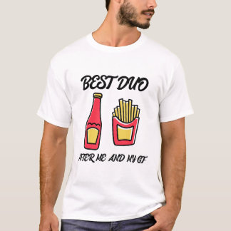 Beste duo na mij en mijn vriendin, leuk T-shirt