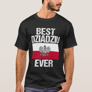 Beste Dziadziu ooit Poolse opa cadeau voor mannen  T-shirt