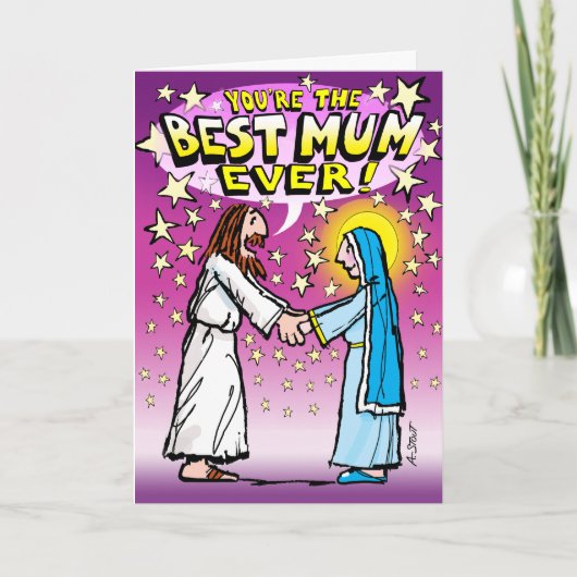 Beste "Echte" Mum ooit! Kaart (Voorkant)