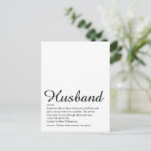 Beste Echter Echtgenoot Definitie Scriptie Leuk Briefkaart (Staand voorkant)