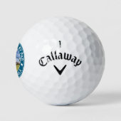 Beste echtgenoot Golf Gift – Aangepaste foto & ber Golfballen (Logo)