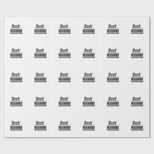 BESTE ECHTGENOOT in een bijrol- Cadeaupapier
