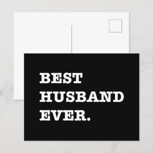 Beste echtgenoot ooit cadeau voor jubileum Valenti Briefkaart