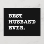 Beste echtgenoot ooit cadeau voor verjaardag Valen Briefkaart (Voorkant)