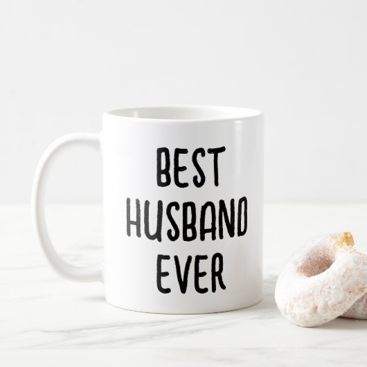 Beste echtgenoot ooit Cadeaus van vrouw Verjaardag Koffiemok (Met donut)