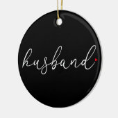 Beste Echtgenoot Ooit Definitie Script Rode Liefde Keramisch Ornament (Links)