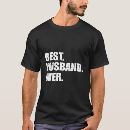 Beste echtgenoot ooit t-shirt (Voorkant)
