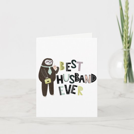 BESTE ECHTGENOOT OOIT Vaderdag Gepersonaliseerd Aa Kaart (Voorkant)