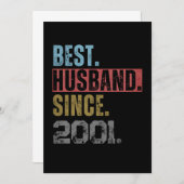 BESTE ECHTGENOOT SINDS 2001 PERSOONLIJK  KAART (Voorkant / Achterkant)