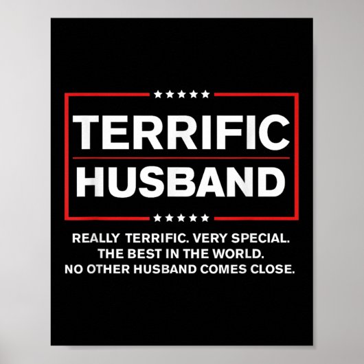 Beste echtgenoot Trump 2024 - Geweldige echtgenoot Poster (Voorkant)