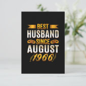 Beste echtgenoot van vrouwen sinds augustus 1966 - kaart (Staand voorkant)
