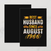 Beste echtgenoot van vrouwen sinds augustus 1966 - kaart (Voorkant / Achterkant)