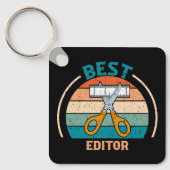 Beste editor - Retro Style Sleutelhanger (Voorkant)
