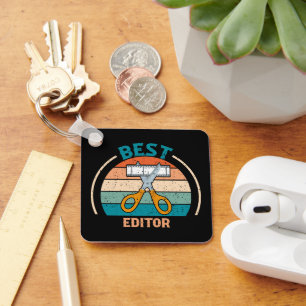 Beste editor - Retro Style Sleutelhanger