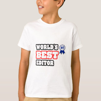 Beste editor van de wereld t-shirt