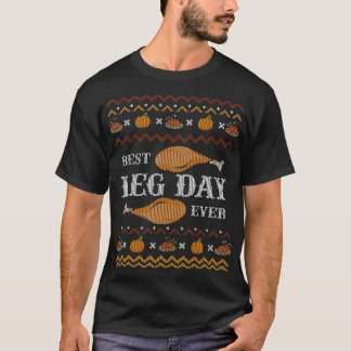 Beste eend Dag, altijd lomp kerstavond Gym Dank T-shirt