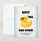 Beste Eend van een Vader Ooit | Vaderdag Briefkaart (Voorkant / Achterkant)