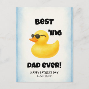 Beste Eend van een Vader Ooit Vaderdag Briefkaart