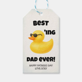 Beste Eend van een Vader Ooit | Vaderdag Cadeaulabel