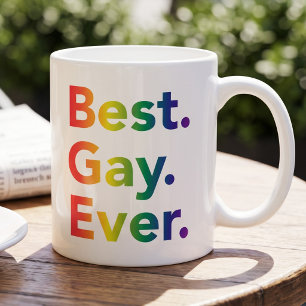 Beste Eerlijkste Ever LGBT Regenboogvlag Gay P Koffiemok