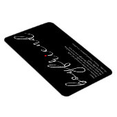 Beste Eerste Kever Definitie Script Liefde Hart Magneet (Rechterzijde)