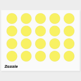 Beste effen kleur en textuur klassieke ronde stick sticker
