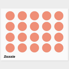 Beste effen kleur en textuur klassieke ronde stick sticker