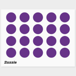 Beste effen kleur en textuur klassieke ronde stick sticker