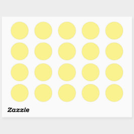 Beste effen kleur en textuur klassieke ronde stick sticker