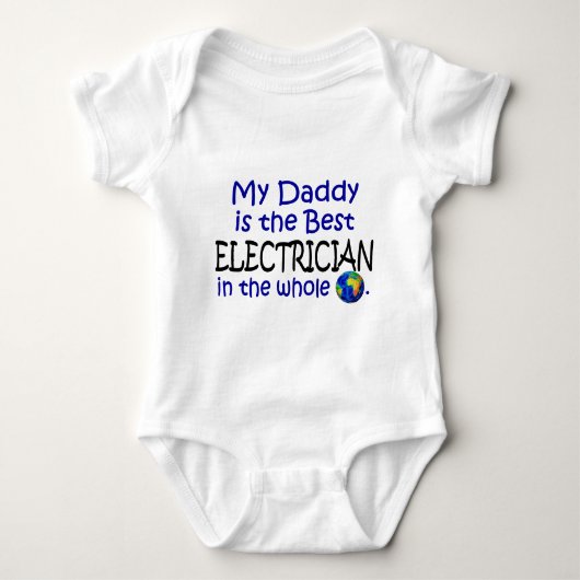 Beste elektricien ter wereld (papa) romper (Voorkant)