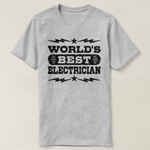 Beste elektricien ter wereld t-shirt