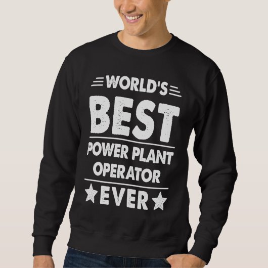 Beste Energiecentralebeheerder Ter Wereld Ooit Trui (Voorkant)