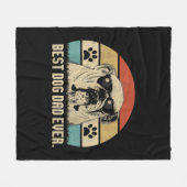  Beste Engelse Bulldog DAD Ooit shirt Vader Fleece Deken (Voorkant (Horizontaal))