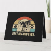  Beste Engelse Bulldog DAD Ooit shirt Vader Kaart (Achterkant)