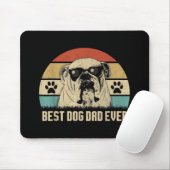  Beste Engelse Bulldog DAD Ooit shirt Vader Muismat (Met muis)