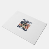 Beste Engelse Pointer Vader Ooit Patriotische Hond Deurmat (Schuin)