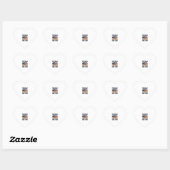 Beste Engelse Pointer Vader Ooit Patriotische Hond Hart Sticker (Vel)