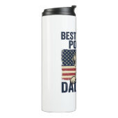 Beste Engelse Pointer Vader Ooit Patriotische Hond Thermosbeker (Gedraaid links)