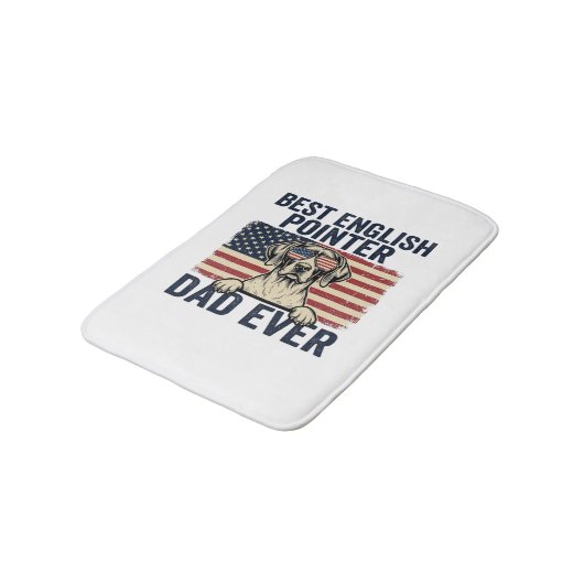 Beste Engelse Pointer Vader Ooit Patriottische Hon Badmat (Gekanteld)