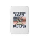 Beste Engelse Pointer Vader Ooit Patriottische Hon Badmat (Voorkant Verticaal)