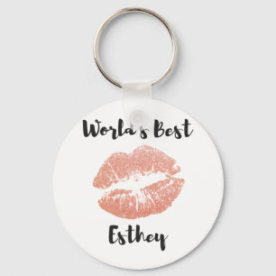 Beste estheticien cadeau 6 sleutelhanger