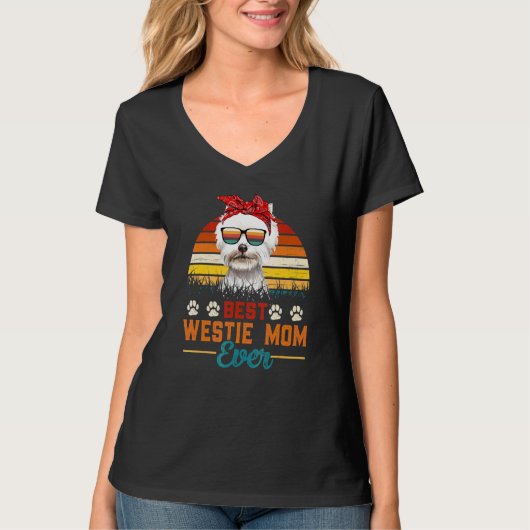  beste estie mam ooit West Highland White T T-shirt (Voorkant)