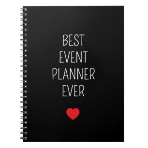 Beste evenementenplanner ooit geeft verjaardagscad notitieboek
