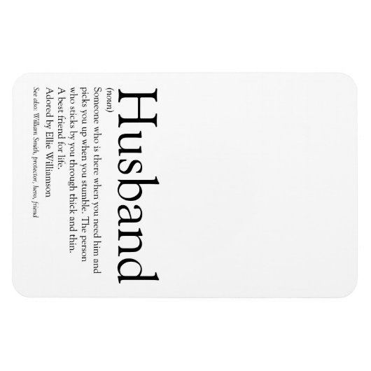 Beste Ever-man-definitie van de wereld Magneet (Horizontaal)