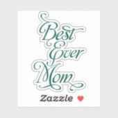 Beste EVER MOM Sticker (Vel)