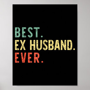 Beste Ex-man Familie Retro Vintage Poster